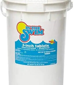 In The Swim 3 Inch Slow-Dissolve Pool Chlorine Tablets 50 lb Bulk Pack - C3050