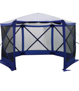 Ozark Trail Outdoor Camping Screen House. 11 ft x 10 ft x 88.5 in. 1 Room. Blue - 6 Hub
