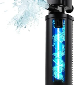 600GPH Cold Plunge Filter Small Pool Filter for Up to 1000 Gal Ice Bath Hot Tub Cloudy Water Cleaner with Green Clean Machine fof Cold Pod