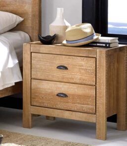 Montauk Solid Wood 2-drawer Nightstand