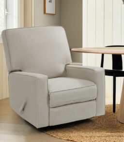 Manual Recliner Nursery Glider & Swivel Rocking Recliner Chair. Fabric